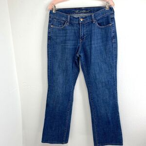 Old Navy The Sweetheart Blue Jeans 10 Long Boot Cut 33x29 Classic Rise Mid 9.5"